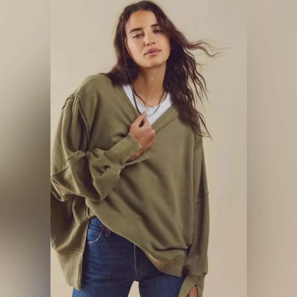 NWOT Free People Camden Sweatshirt